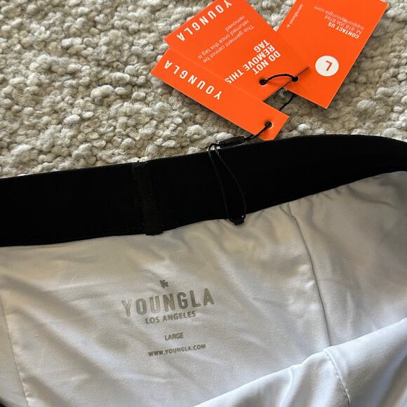 Men's YoungLA Compression Shorts L, NWT Blue - Picture 7 of 8